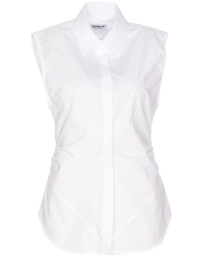 Dondup Sleeveless Shirt - White