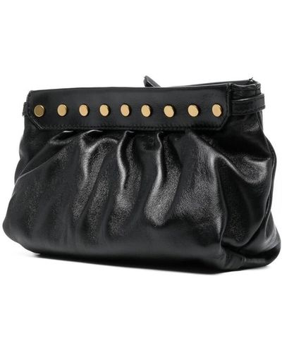 Isabel Marant Luzes Crossbody Bag In Lamb Leather Woman - Black