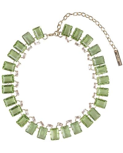 Ermanno Scervino Necklace With Green Stones