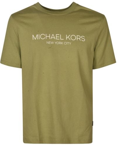Michael Kors Regular Logo T-Shirt - Green