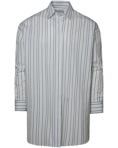 Off-White c/o Virgil Abloh Off- Cotton Shirt - Grey