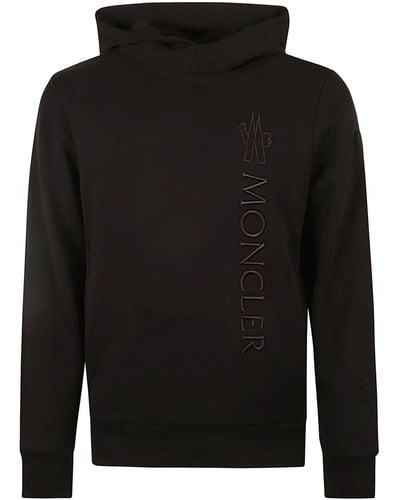 Moncler Sweatpants With Logo, - Black