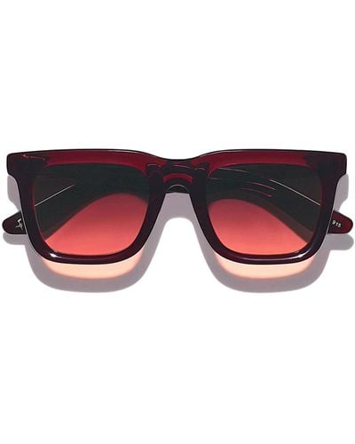 Moscot Rizik Sun Burgundy (cabernet) Sunglasses - White