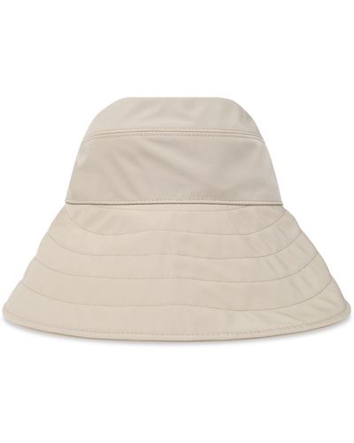 The Attico Hat With Logo - Natural