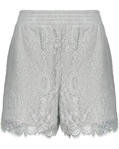 Burberry Lace Shorts - Grey