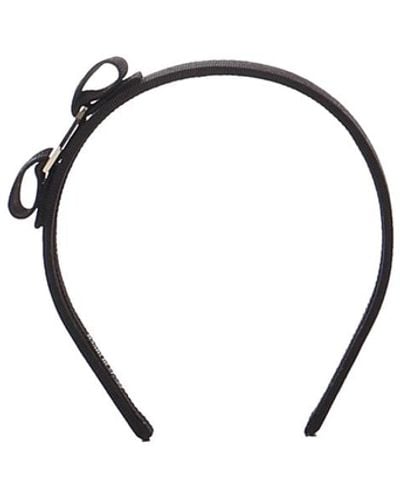 Ferragamo Headband With Bow - Metallic