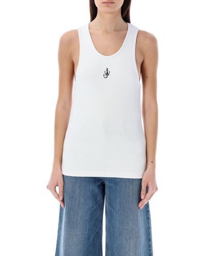 JW Anderson Logo Tank Top - White