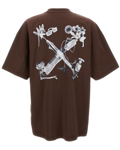 Off-White c/o Virgil Abloh Scan Over Tee - Brown