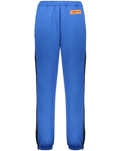 Heron Preston Logoed Side Stripes Track-Pants - Blue