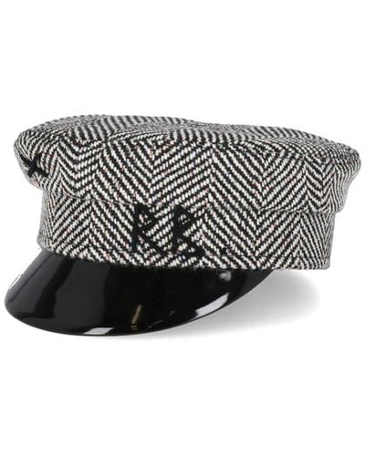 Ruslan Baginskiy Hat With Embroidery - Gray