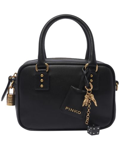 Pinko Bowling Bag Hand Bags - Black