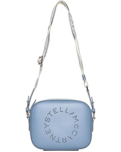 Stella McCartney Logo Alter Nappa Small Camera Bag - Blue