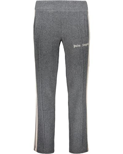 Palm Angels Track-Pants With Decorative Stripes - Grey