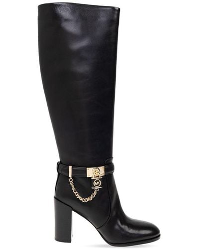 MICHAEL Michael Kors 'hamilton' Leather Boots - Black