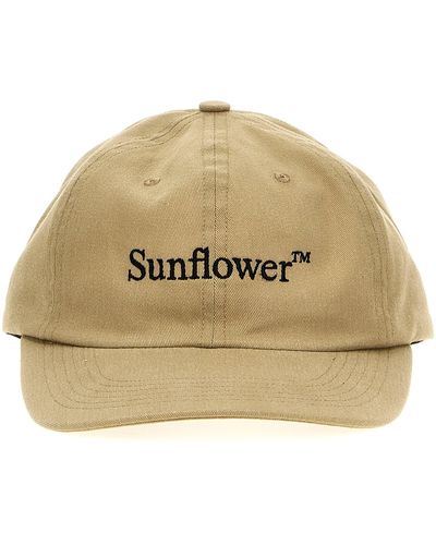sunflower Logo Embroidery Cap - Natural