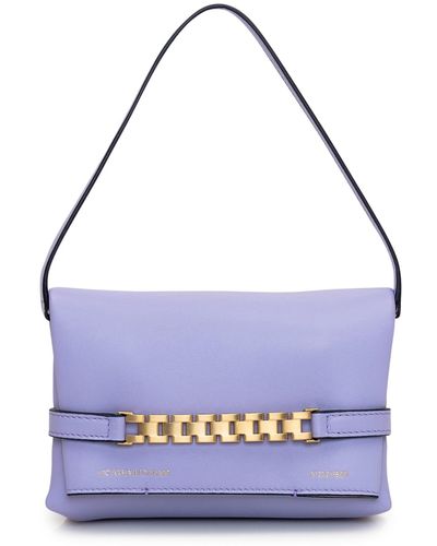 Victoria Beckham Bag With Chain - Purple
