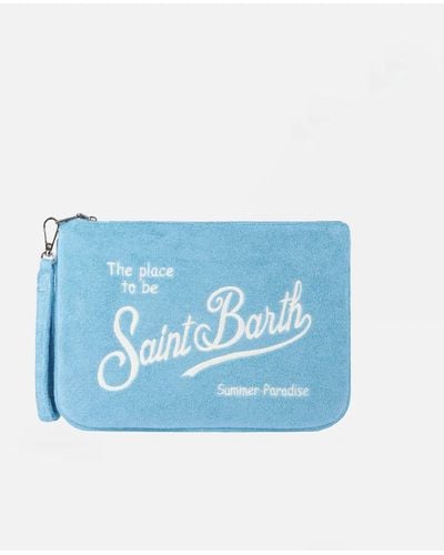 Mc2 Saint Barth Parisienne Light Terry Pouch Bag - Blue