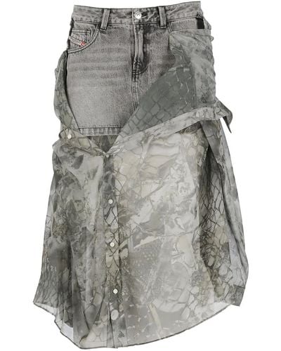DIESEL Skirts - Grey