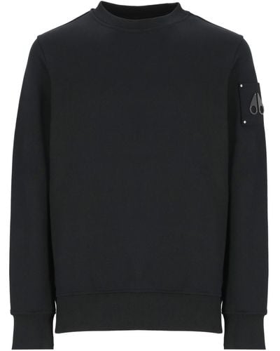 Moose Knuckles Hartsfield Crew Sweatshirt - Black