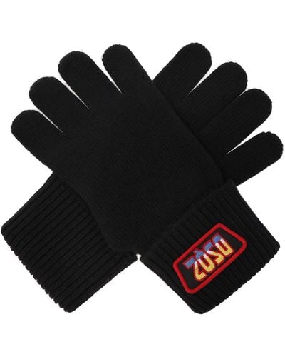 DSquared² Gloves With Logo - Black