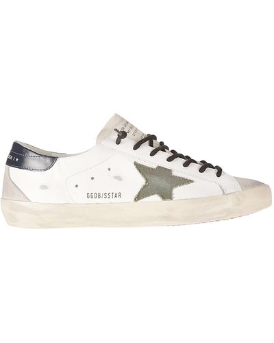 Golden Goose Super Star Leather Upper And Heel Suede Toe And Sp - Multicolor