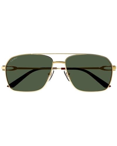 Cartier Ct0306S002 Sunglasses - Green