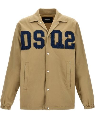DSquared² Dsq2 Coach Casual Jackets, Parka - Green