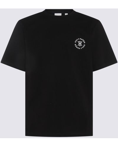 Daily Paper And Cotton T-Shirt - Black