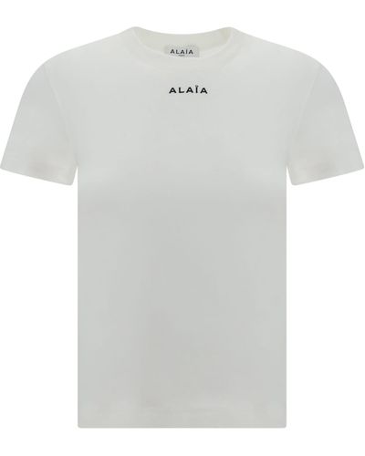 Alaïa T-shirts - White
