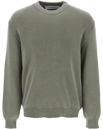 Golden Goose Davis Cotton Rib Sweater - Green