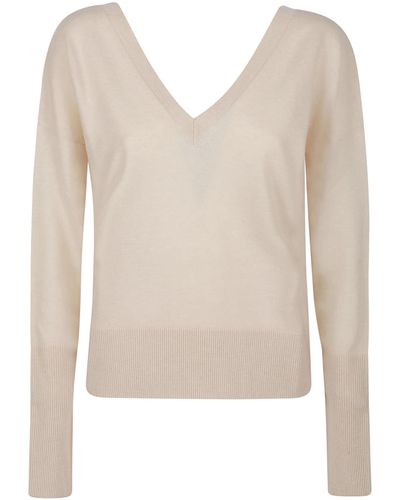 FEDERICA TOSI V-Neck Sweater - White