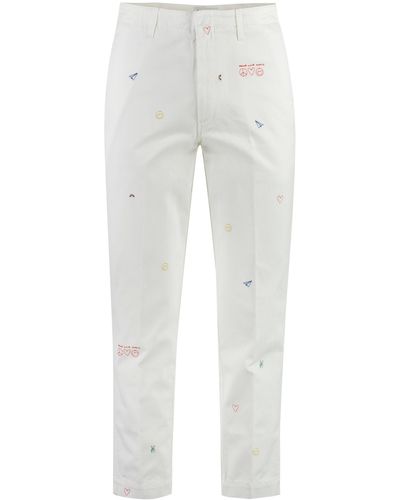 Dondup Cotton Chino Pants - White