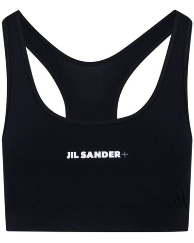 Jil Sander Logo Sports Top - Black