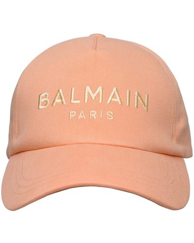 Balmain Cotton Hat - Pink