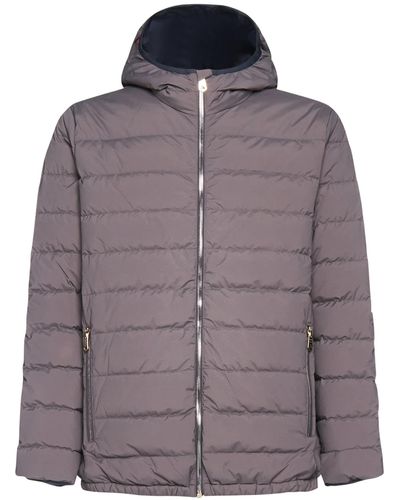 Paul Smith Quilted Nylon Hooded Down Jacket - Multicolor