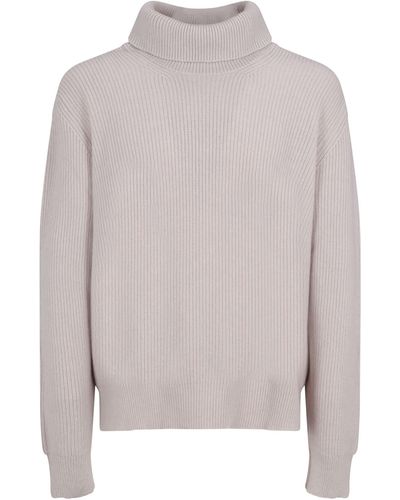 Laneus Turtleneck Sweater - Gray