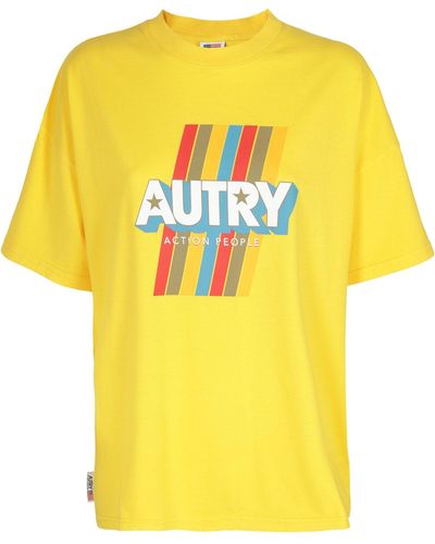 Autry T-shirt Aerobic - Yellow