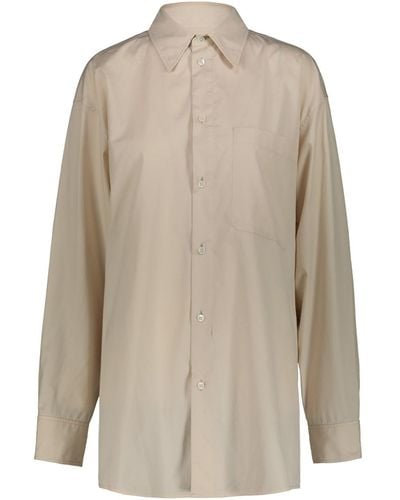 Lemaire Long Shirt Clothing - Natural