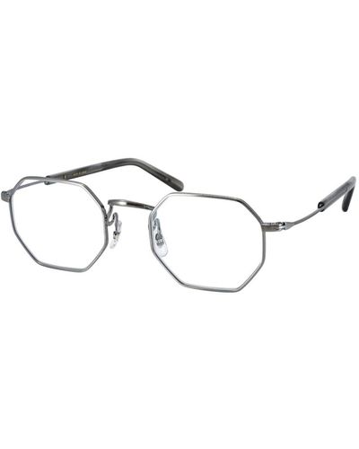 Masunaga 11Km4By0A Glasses - Metallic