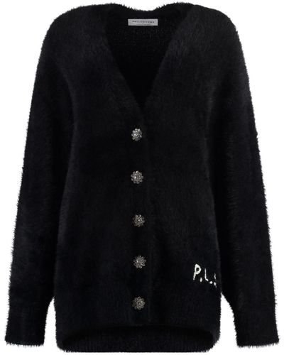 Philosophy Di Lorenzo Serafini Knit Maxi-Cardigan - Black