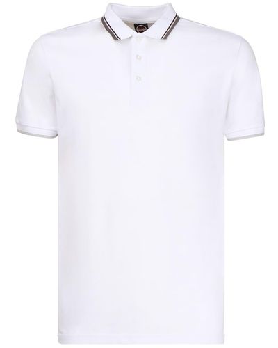 Colmar Stripe Detail Polo Shirt - White