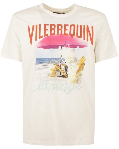 Vilebrequin Logo Print Regular T-Shirt - White