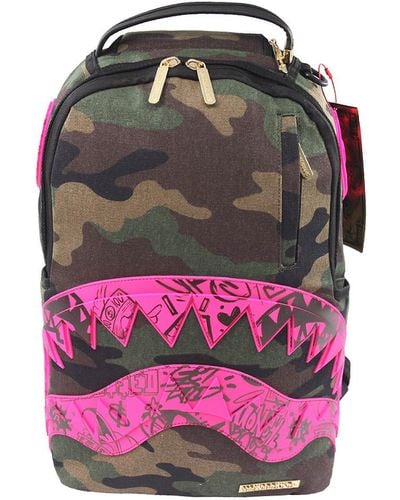 Sprayground Camopink Dlx Backpack - Multicolor