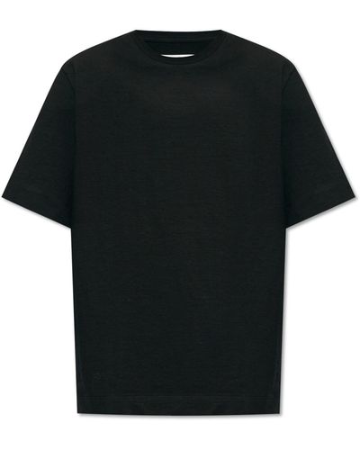 Jil Sander Cotton T-Shirt - Black