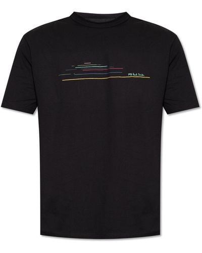 Paul Smith Ps Printed T-Shirt - Black