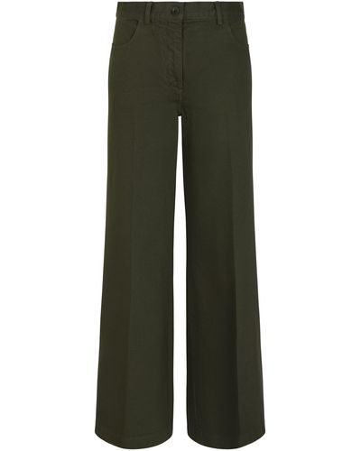 Aspesi Straight Buttoned Trousers - Green