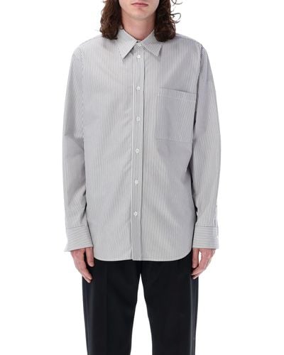 Bottega Veneta Shirt Stripes - Gray
