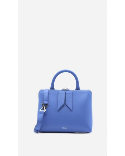 The Attico Monday Leather Bag - Blue