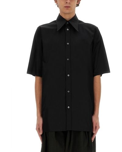 Maison Margiela Short-sleeved Shirt - Black
