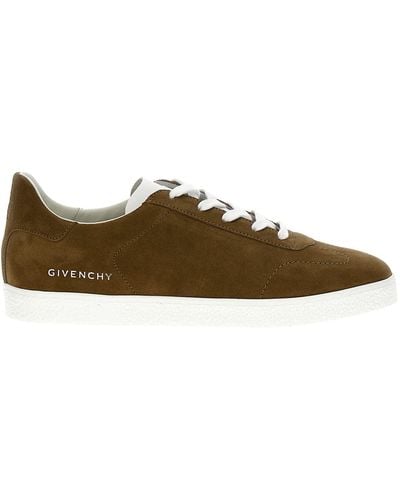 Givenchy Town Suede Trainers - Green